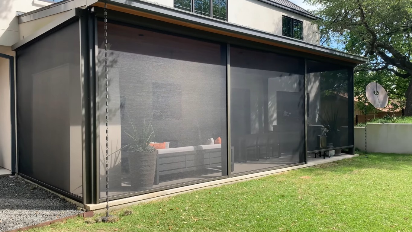 Screen room installation for bug-free outdoor living